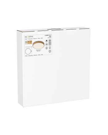 CUMBUCO II * PLAFÓN LED 30W MADERA CCT